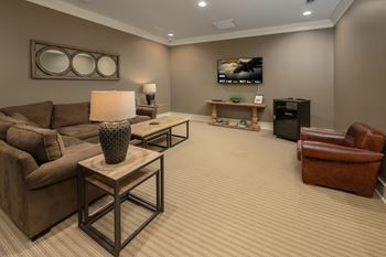 Media room with tv
